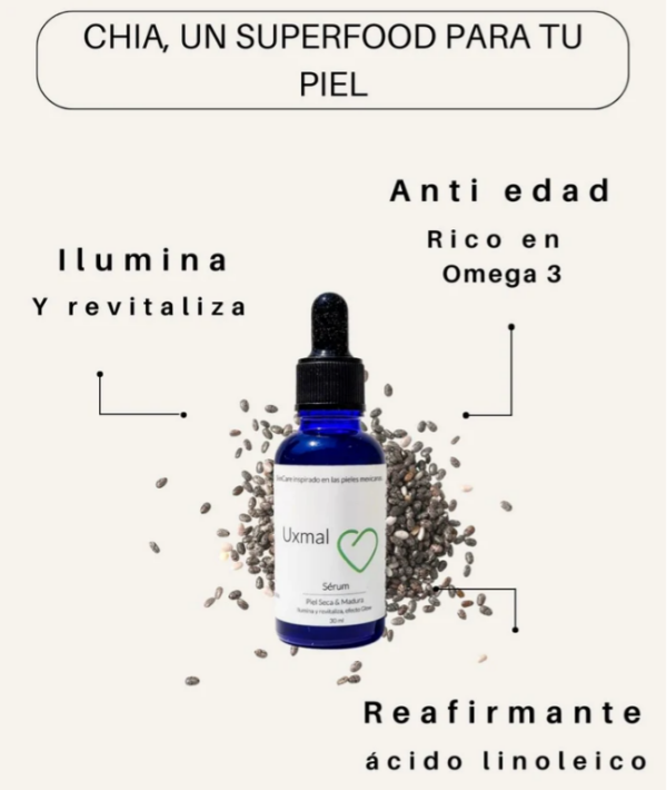 Serum Uxmal con proteína de arroz. Piel seca y madura - Image 2